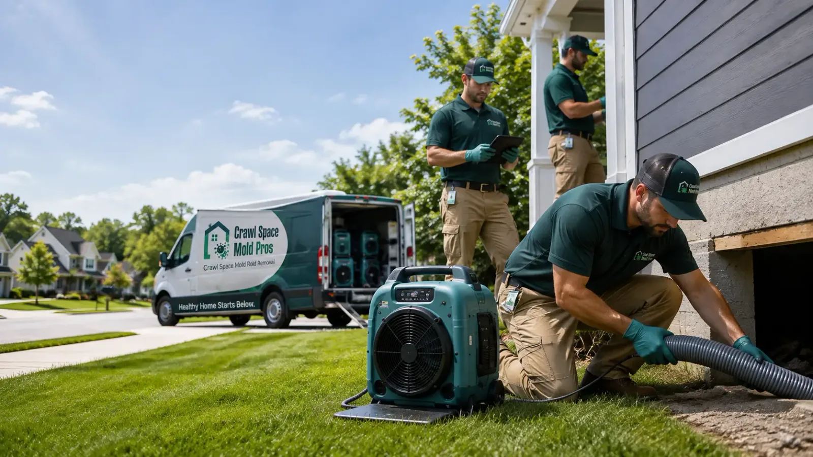 Crawl Space Mold Removal in Traver, CA